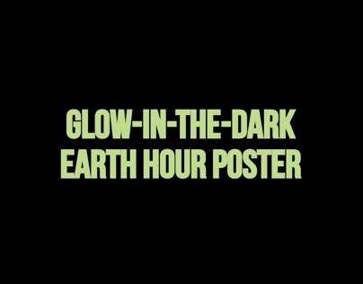 Earth Hour Interactive Poster